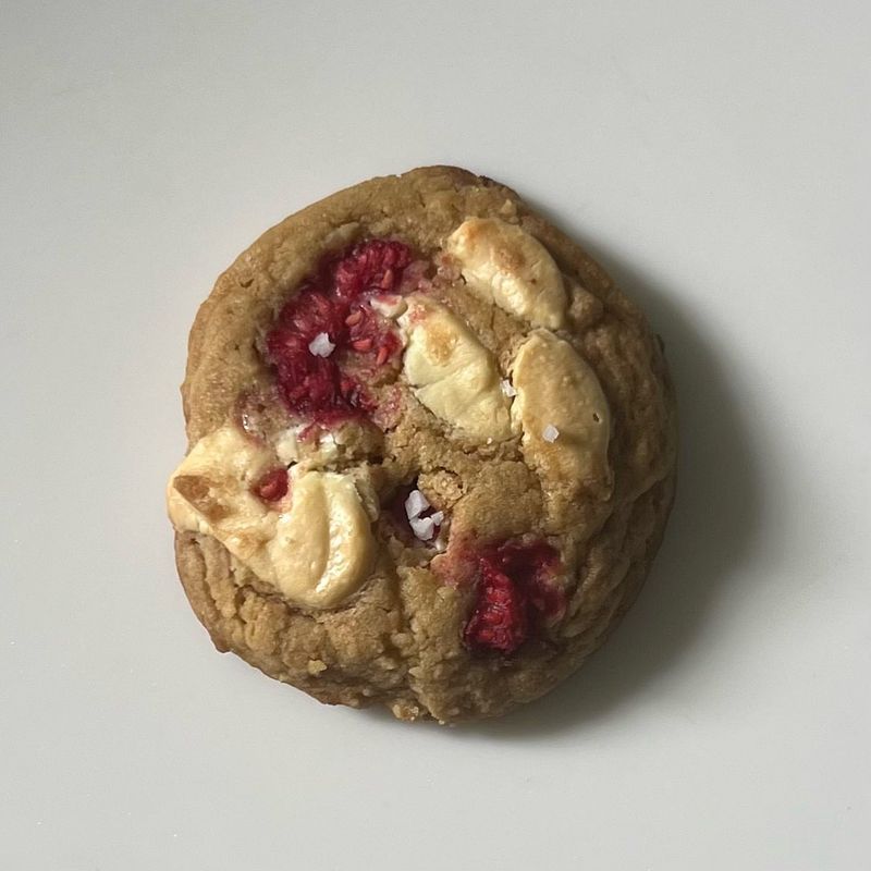 Raspberry White Chocolate Cookies