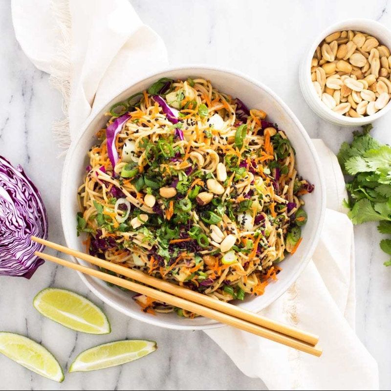 Soba Noodle Salad With Ginger Dressing
