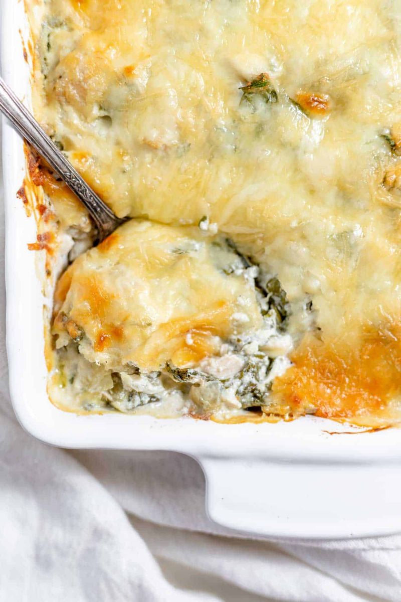 Spinach And Artichoke Casserole
