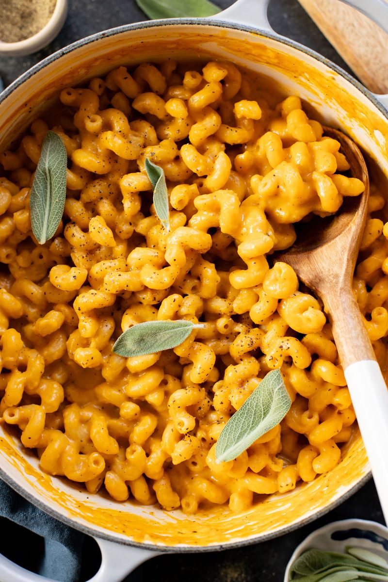 Butternut Squash Mac And 'Cheese'