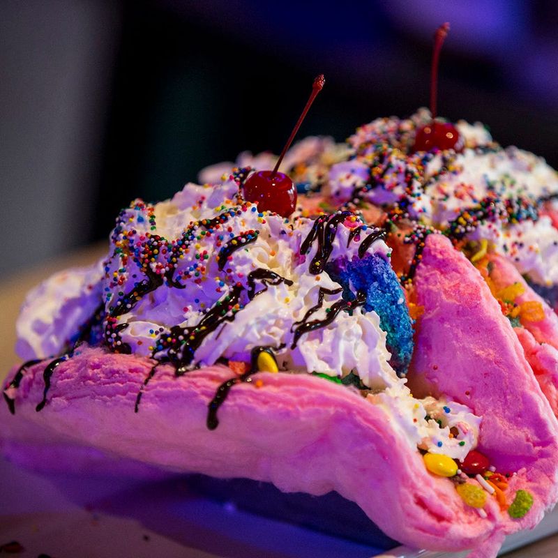 Cotton Candy Tacos