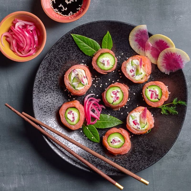 Smoked Salmon Pinwheels