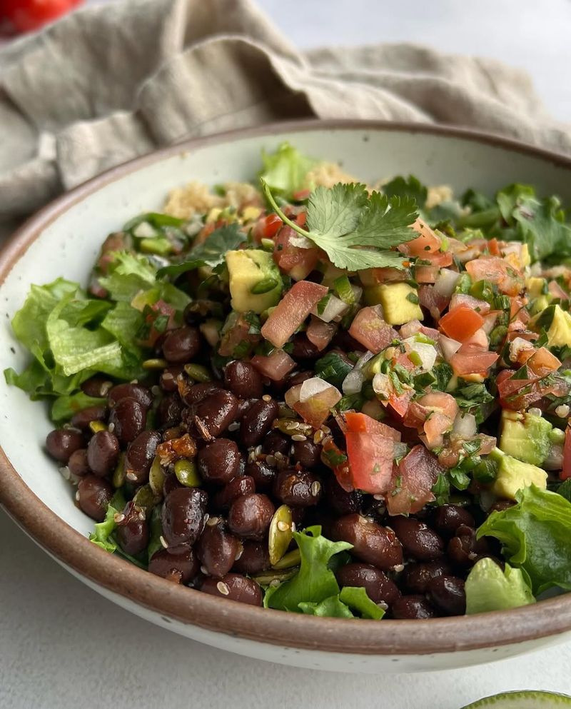 Spicy Black Bean Salad