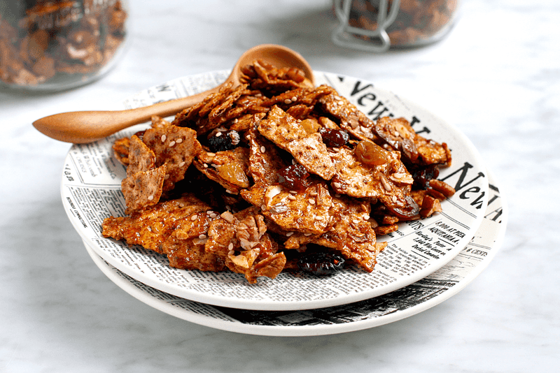Nutty Matzo Granola