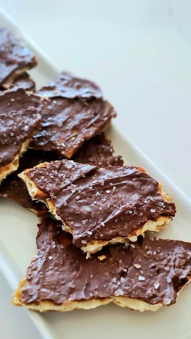 Chocolate Matzo Crunch