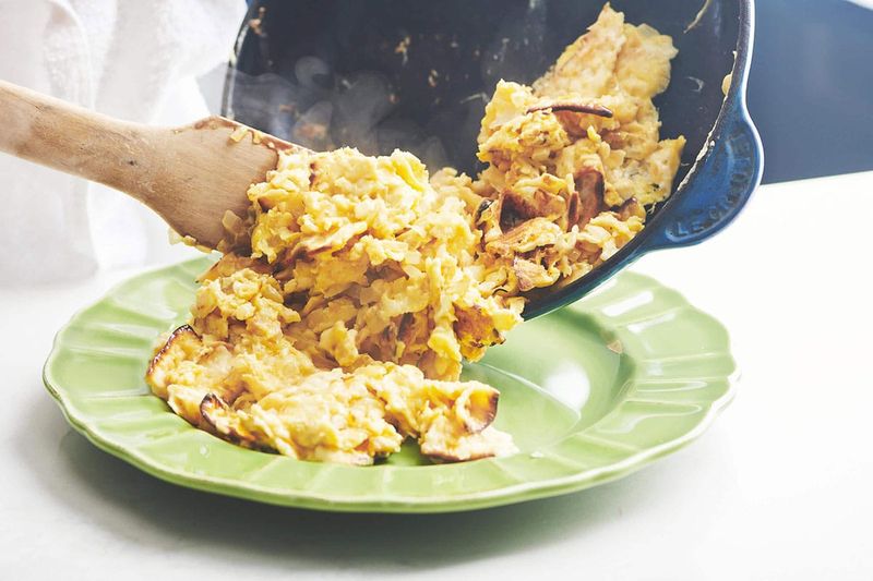 Herbed Matzo Frittata
