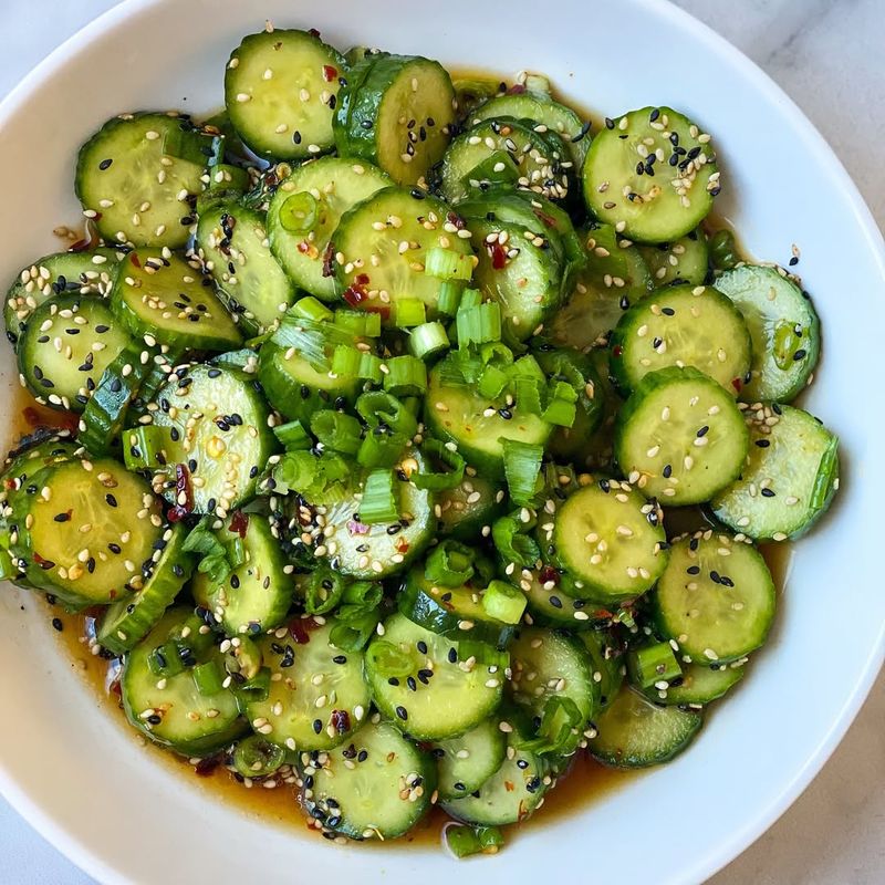 Mayo Cucumber Salad