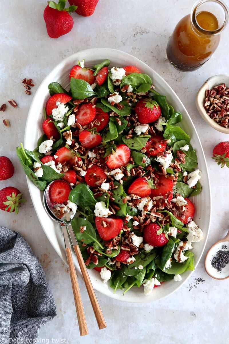 Strawberry And Spinach Salad