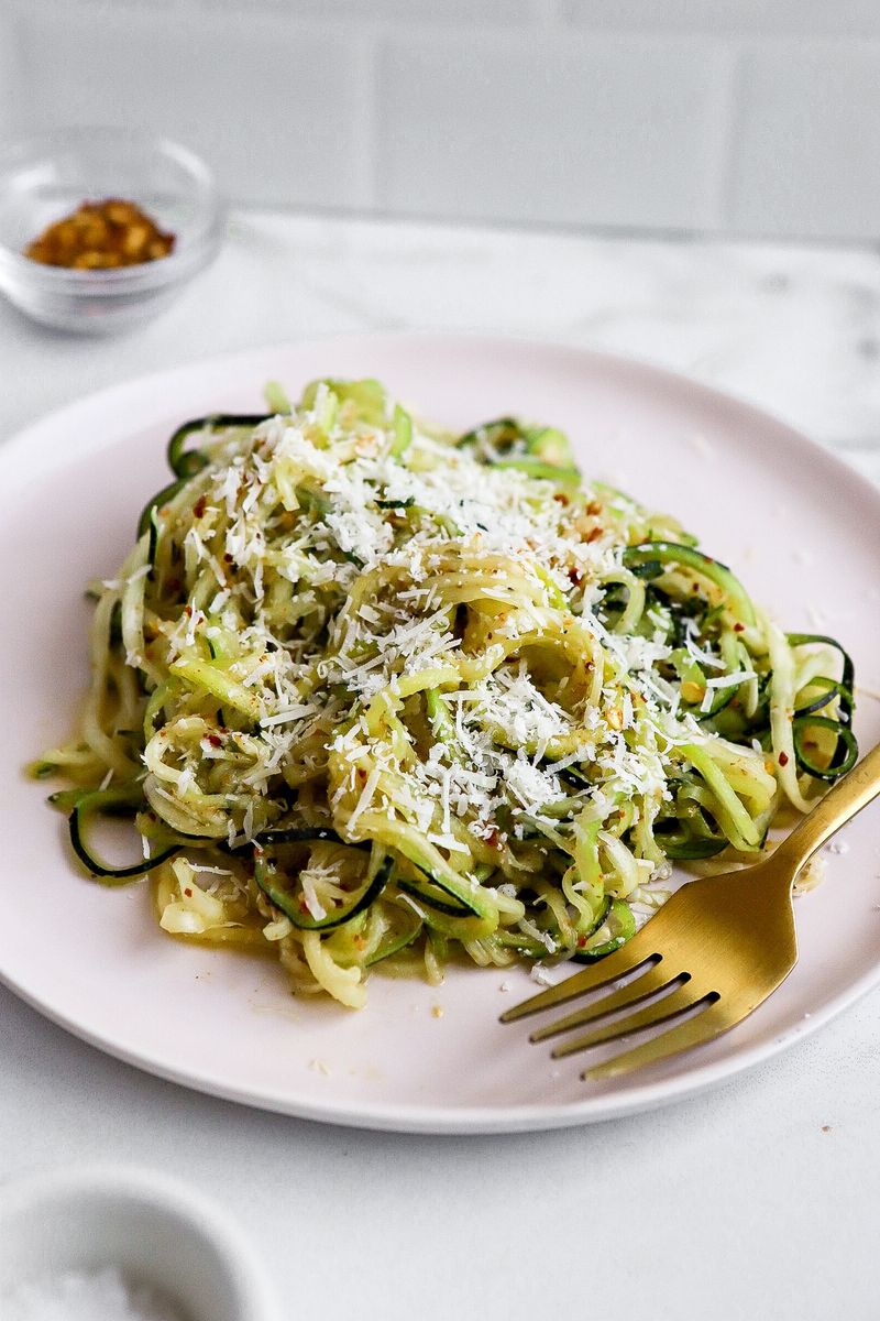 Garlic Butter Zucchini Noodles
