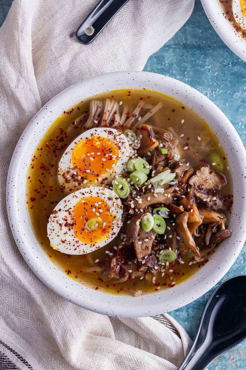 Miso Soup With Soft-Boiled Egg