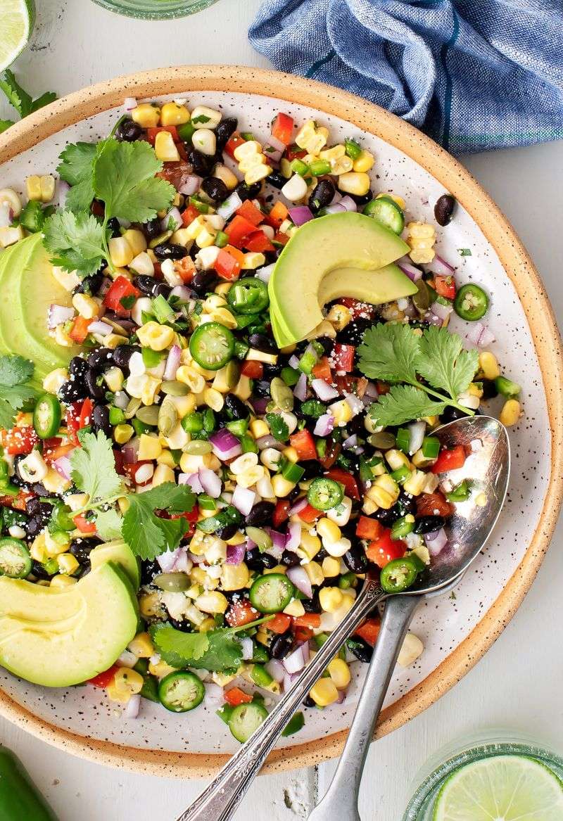 Grilled Corn And Black Bean Salad