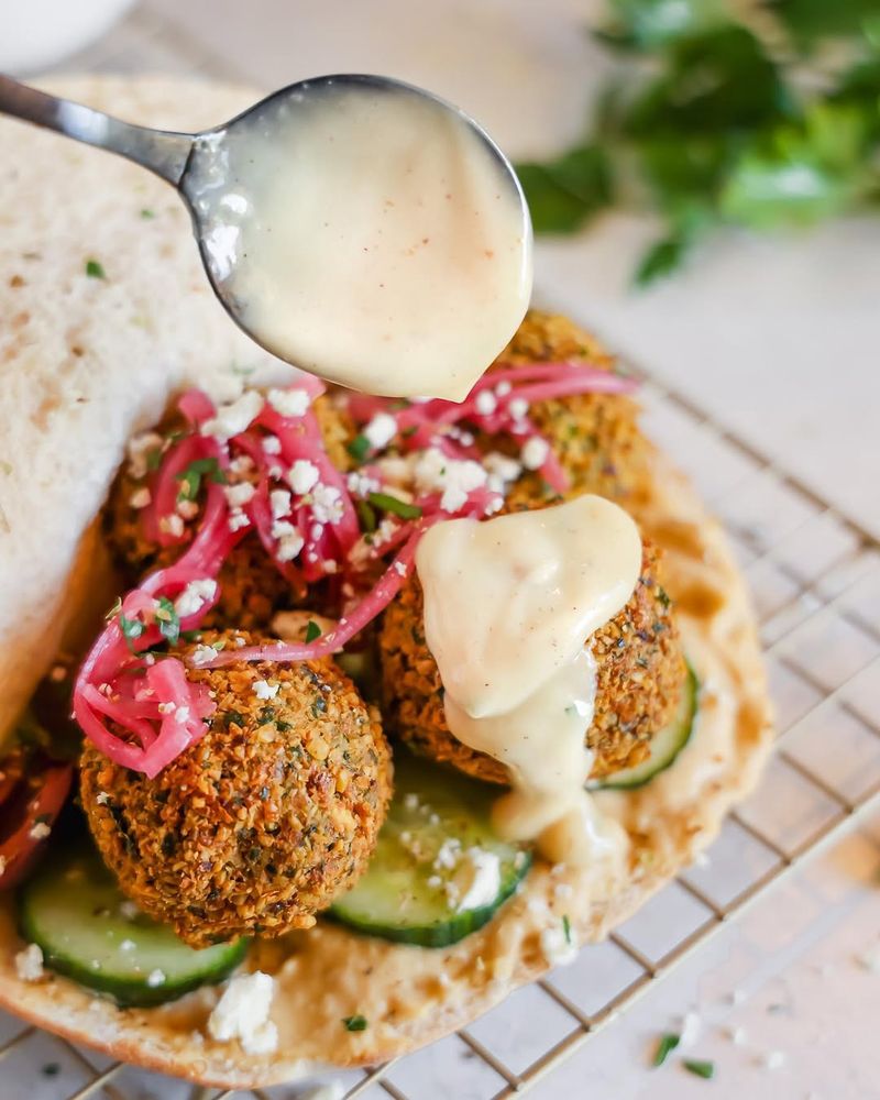Flash Falafel Wraps