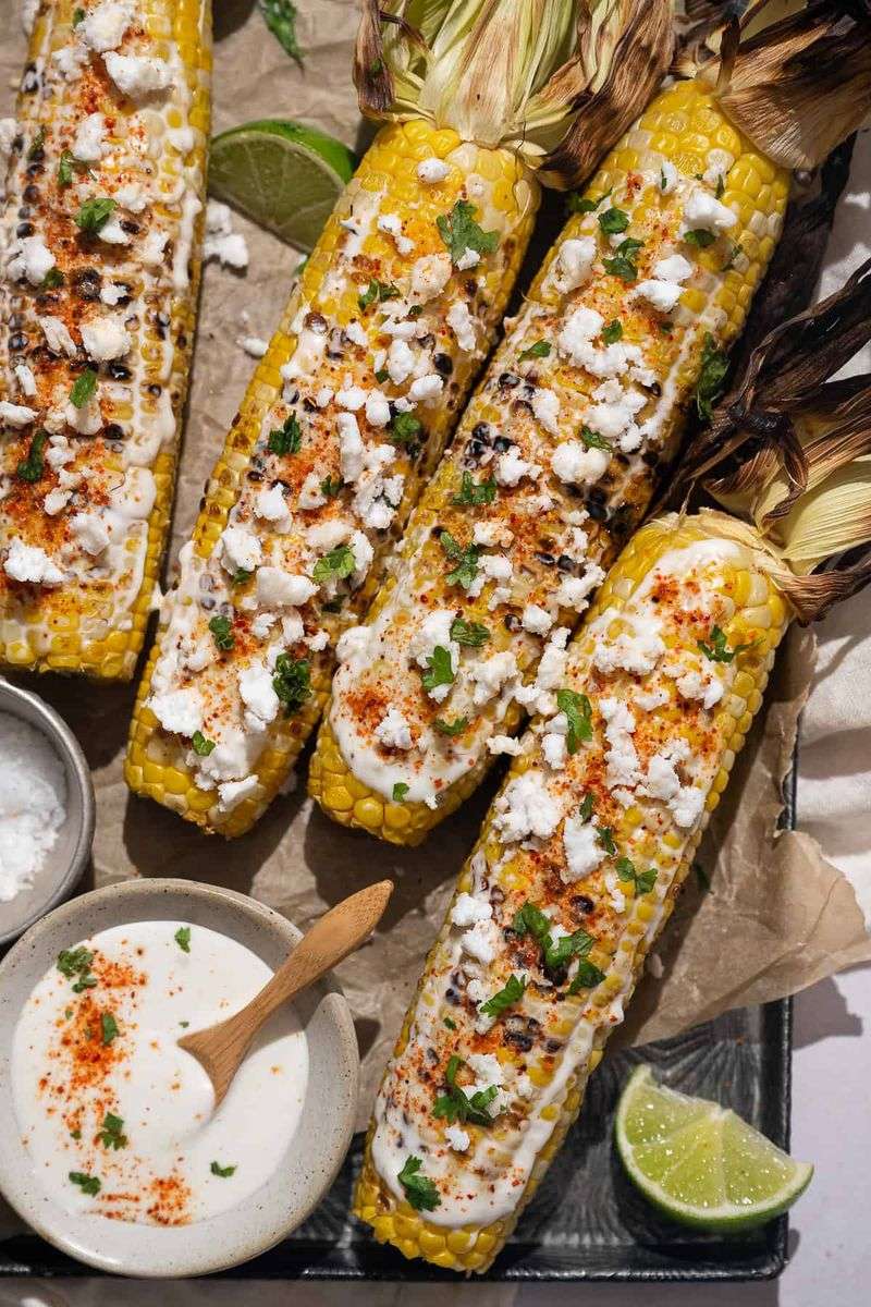 Grilled Elote Street Corn