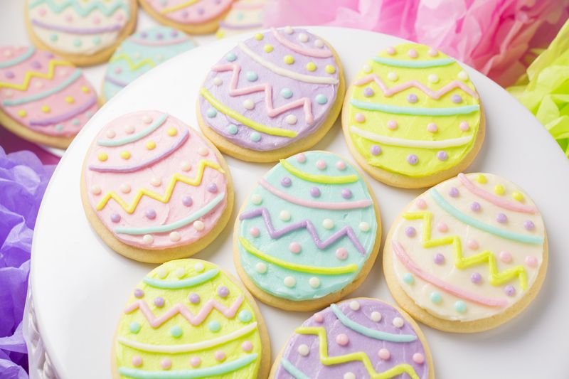 Easter Egg Sugar Cookies