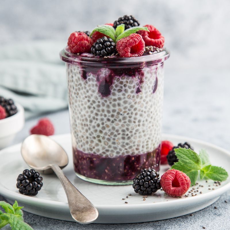 Chia Pudding With Berries