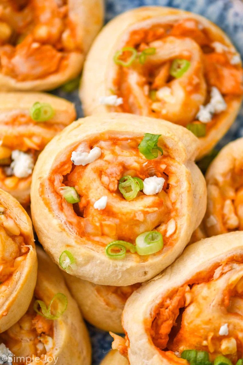Buffalo Chicken Pinwheels