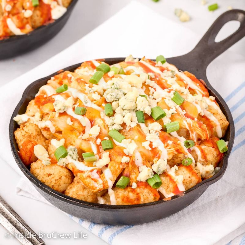 Loaded Buffalo Tater Bites
