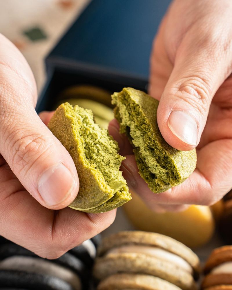 Matcha Almond Brittle