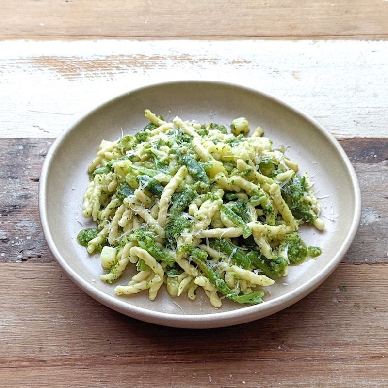 Pesto Alla Genovese With Trofie Pasta