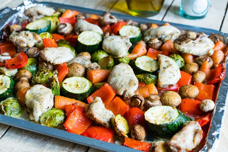 Sheet Pan Chicken And Veggies