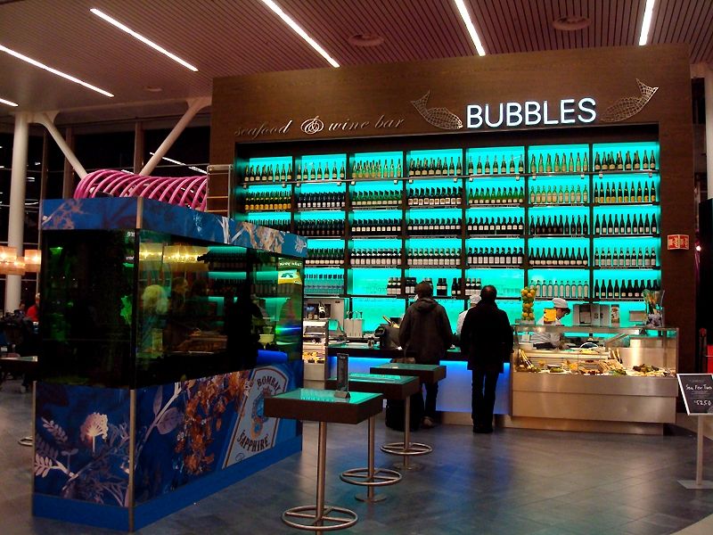 Bubbles Seafood & Wine Bar – Amsterdam Schiphol Airport (AMS)