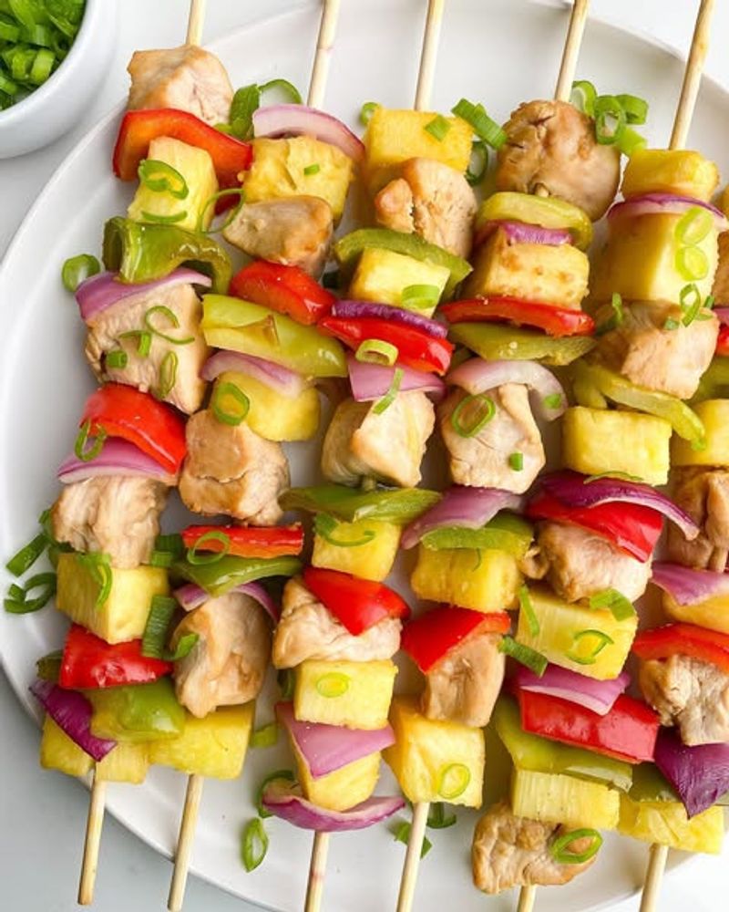 Pineapple And Jalapeño Skewers