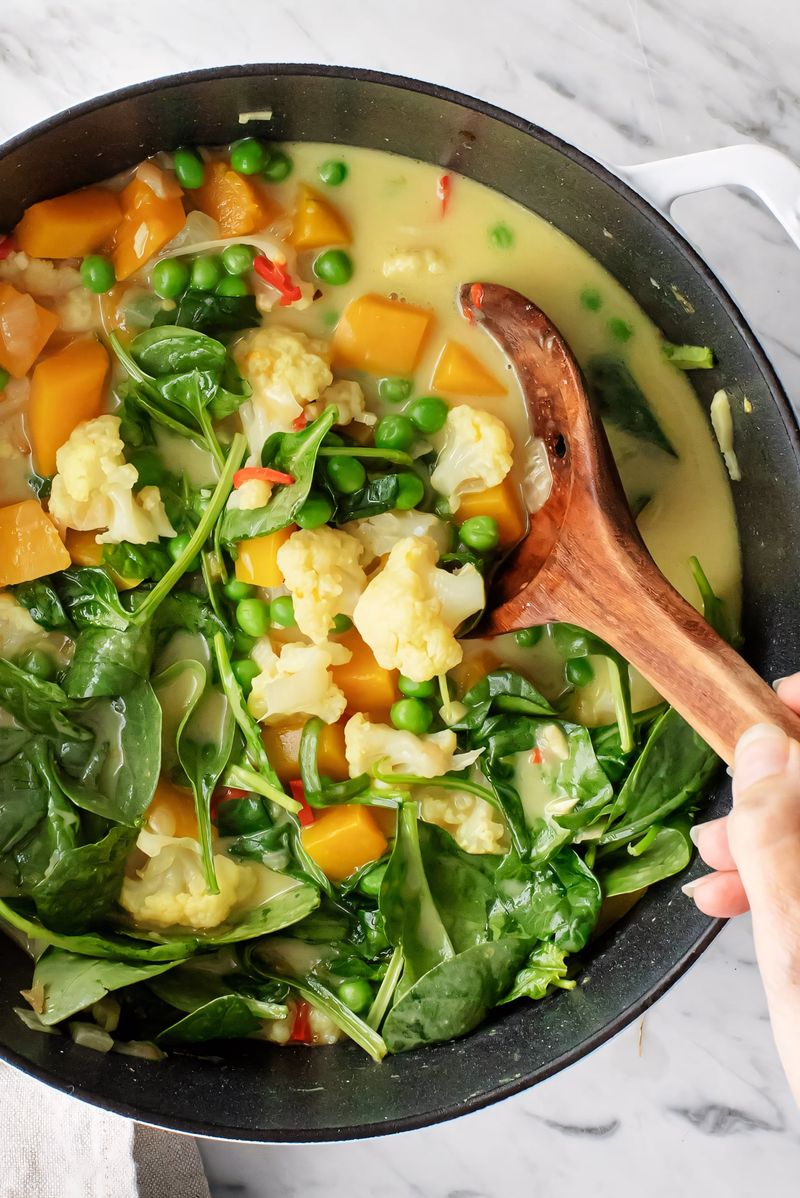Thai-Inspired Pea & Coconut Curry