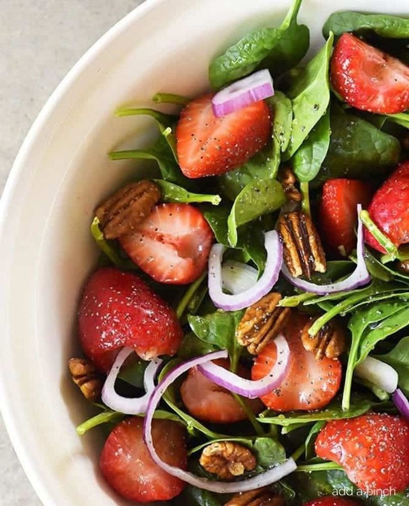 Strawberry Spinach Salad