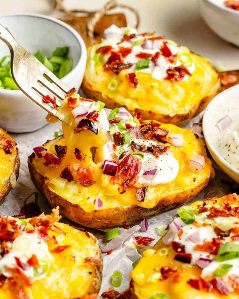 Loaded Twice-Baked Potatoes