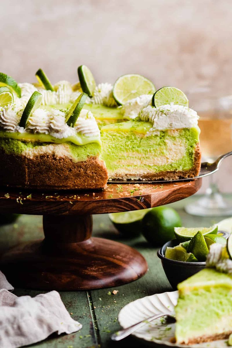 Kiwi Lime Cheesecake