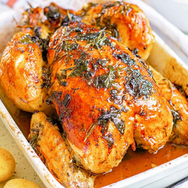 Garlic Herb Roast Chicken