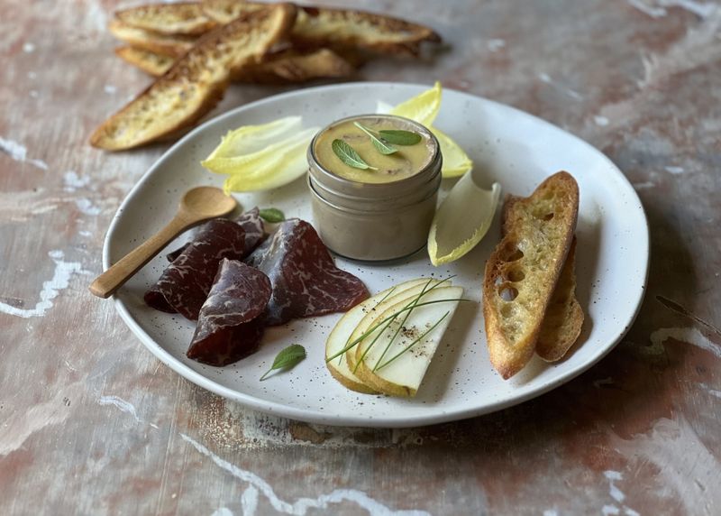 Liver Pâté On Endive Leaves