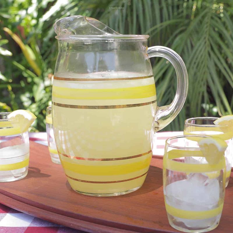 Homemade Lemonade In A Jug