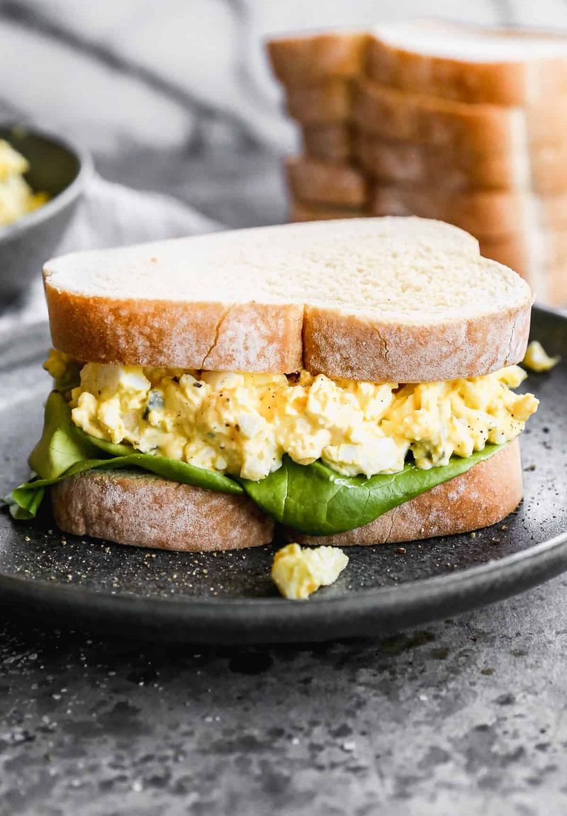 Scrambled Egg And Lettuce