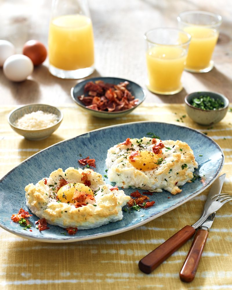 Cloud Eggs With Parmesan