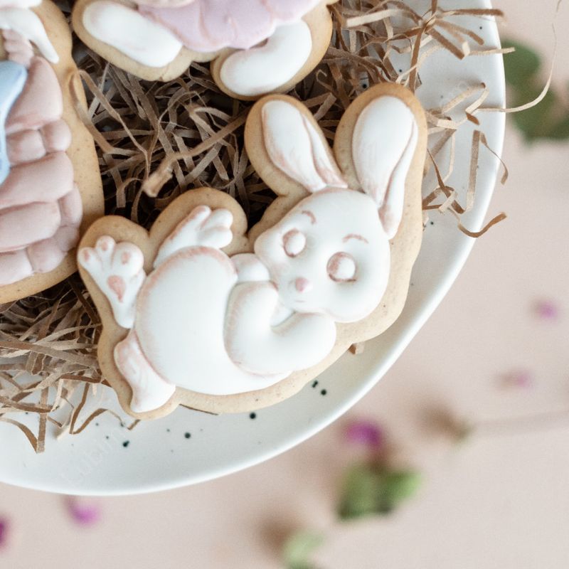 Sleeping Baby Bunny Cookies