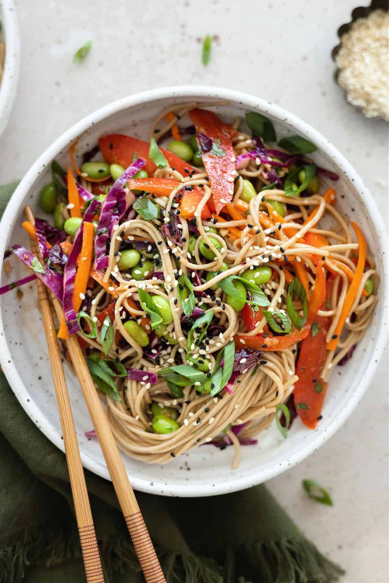 Peanut Soba Noodle Salad