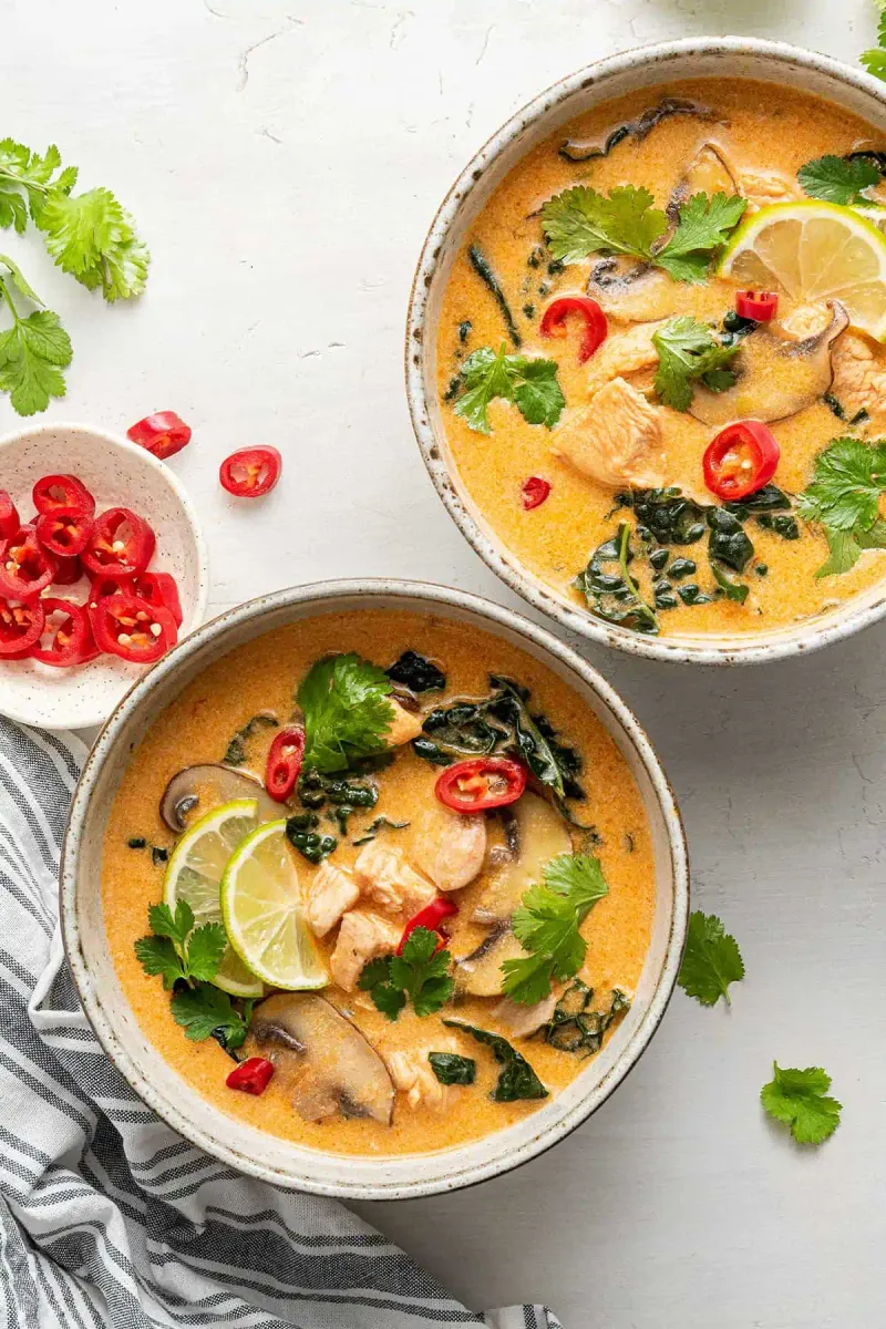 Thai-Inspired Coconut Curry Soup