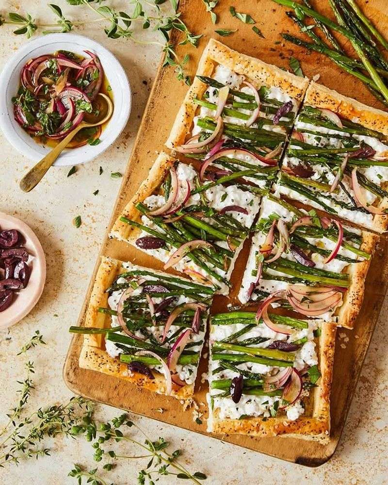 Asparagus And Goat Cheese Tart