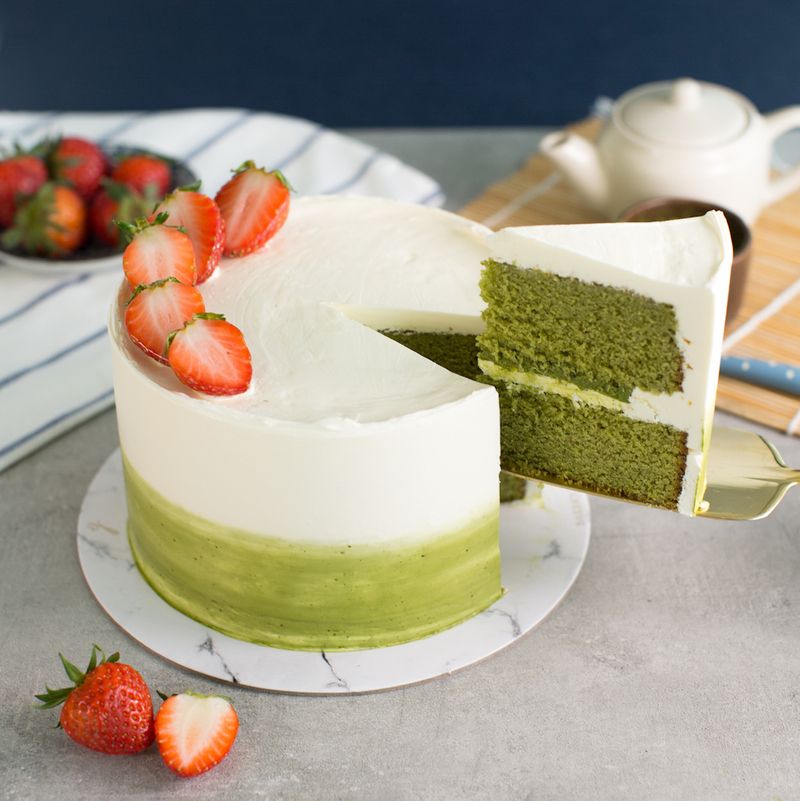 Matcha White Chocolate Cake
