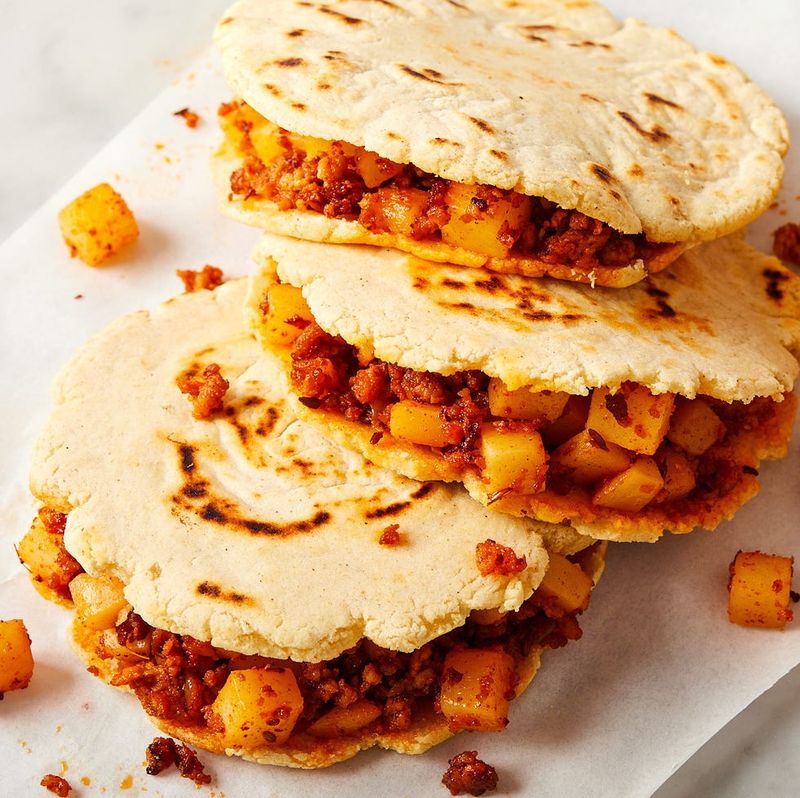 Gorditas Stuffed With Chorizo