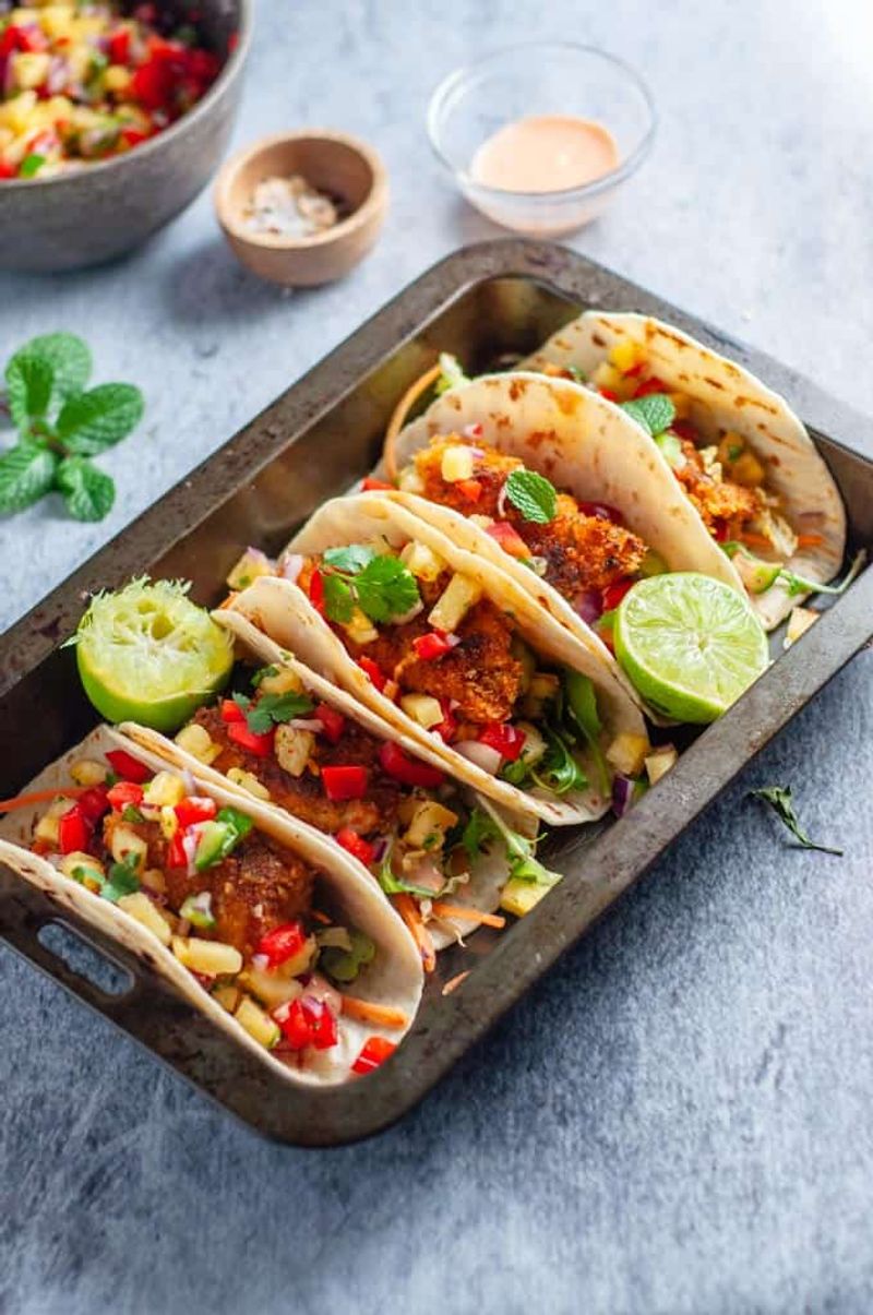 Grilled Fish Tacos With Pineapple Salsa