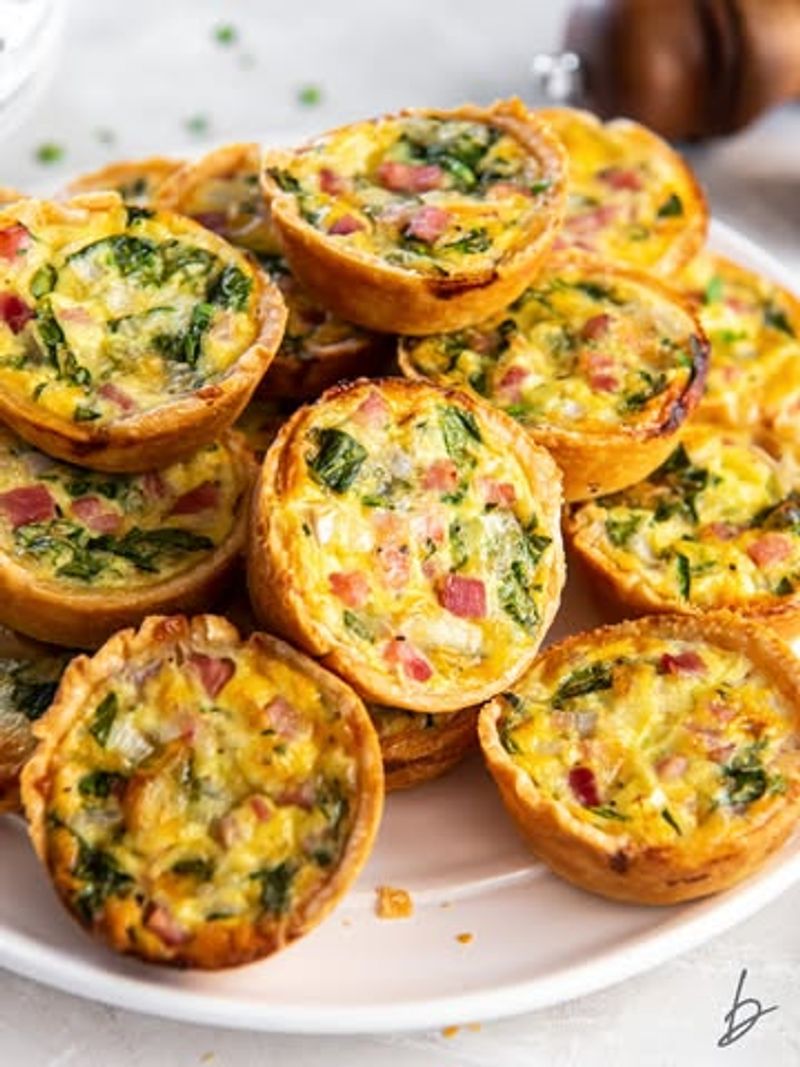 Spring Vegetable Quiche Bites