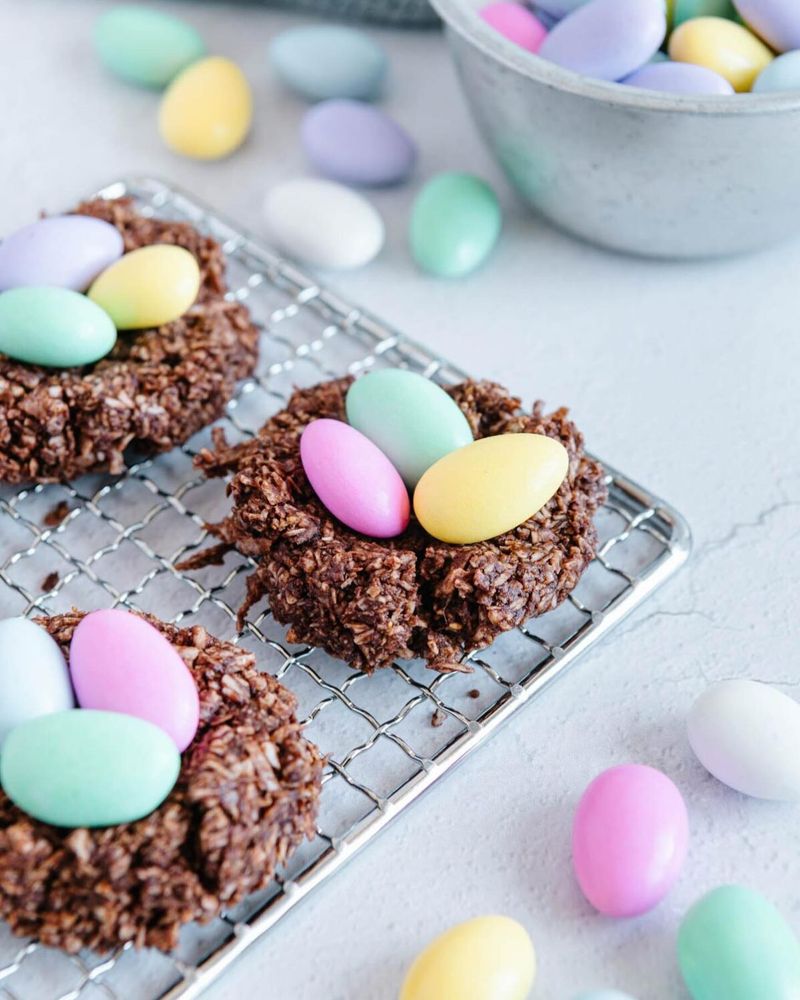 Coconut Easter Nests