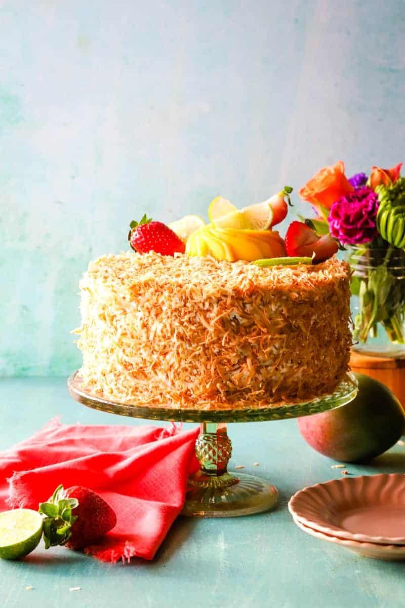 Coconut Mango Paradise Cake