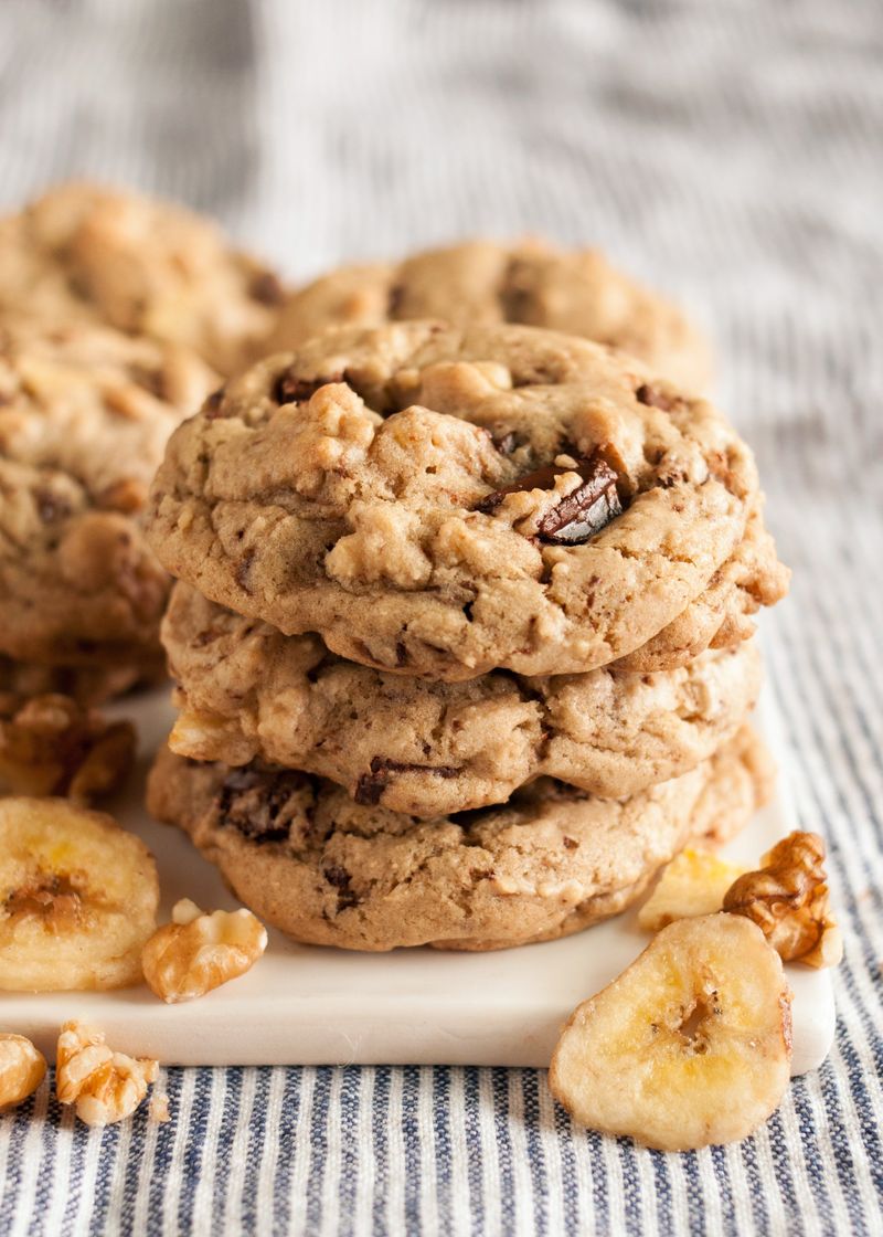 Chunky Monkey Chocolate Chip Cookies