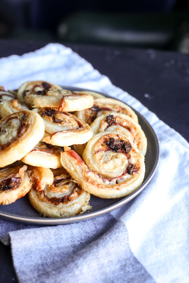 Gourmet Fig And Goat Cheese Pinwheels