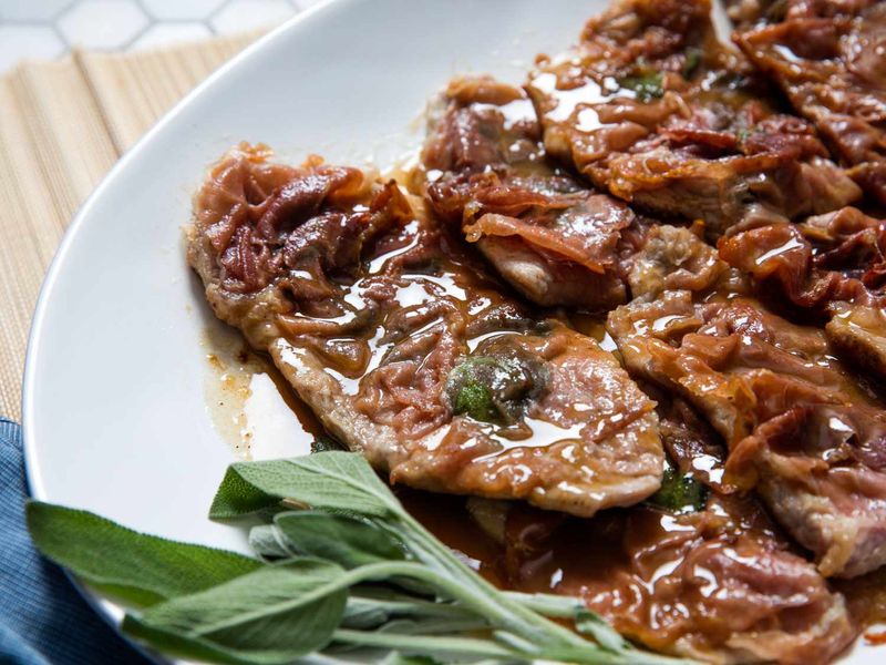 Saltimbocca Alla Romana (Veal With Prosciutto And Sage)