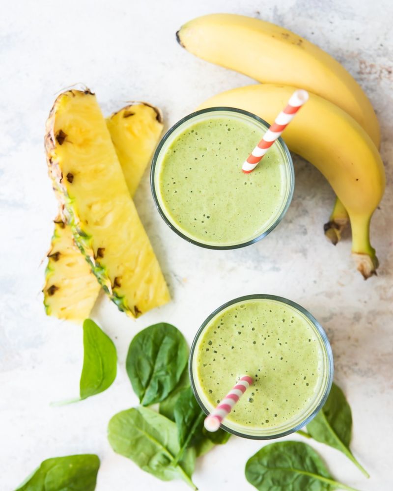 Fruit Smoothie With Spinach