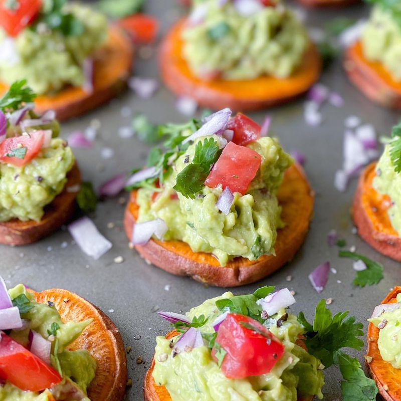 Sweet Potato And Avocado Bites